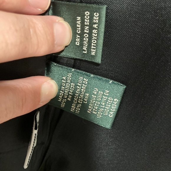 Ralph Lauren Women's Blue Wool Blazer - Picture 9 of 10